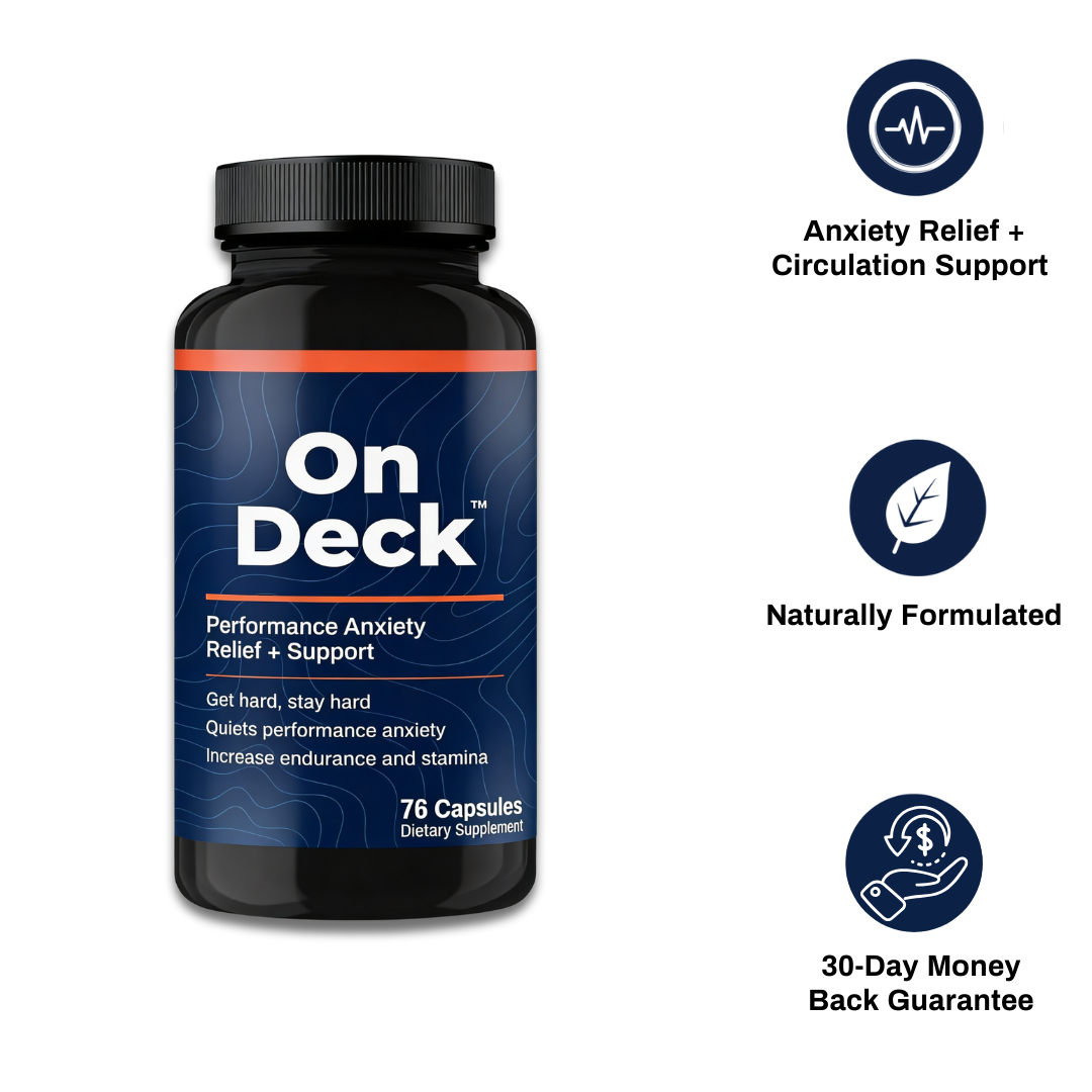 On Deck™ Performance Anxiety Relief & Support.