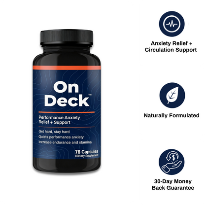 On Deck™ Performance Anxiety Relief & Support.
