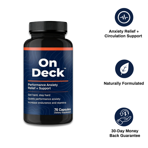 On Deck™ Performance Anxiety Relief & Support.