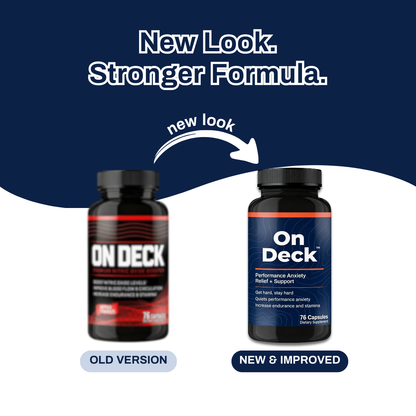 On Deck™ Performance Anxiety Relief & Support.