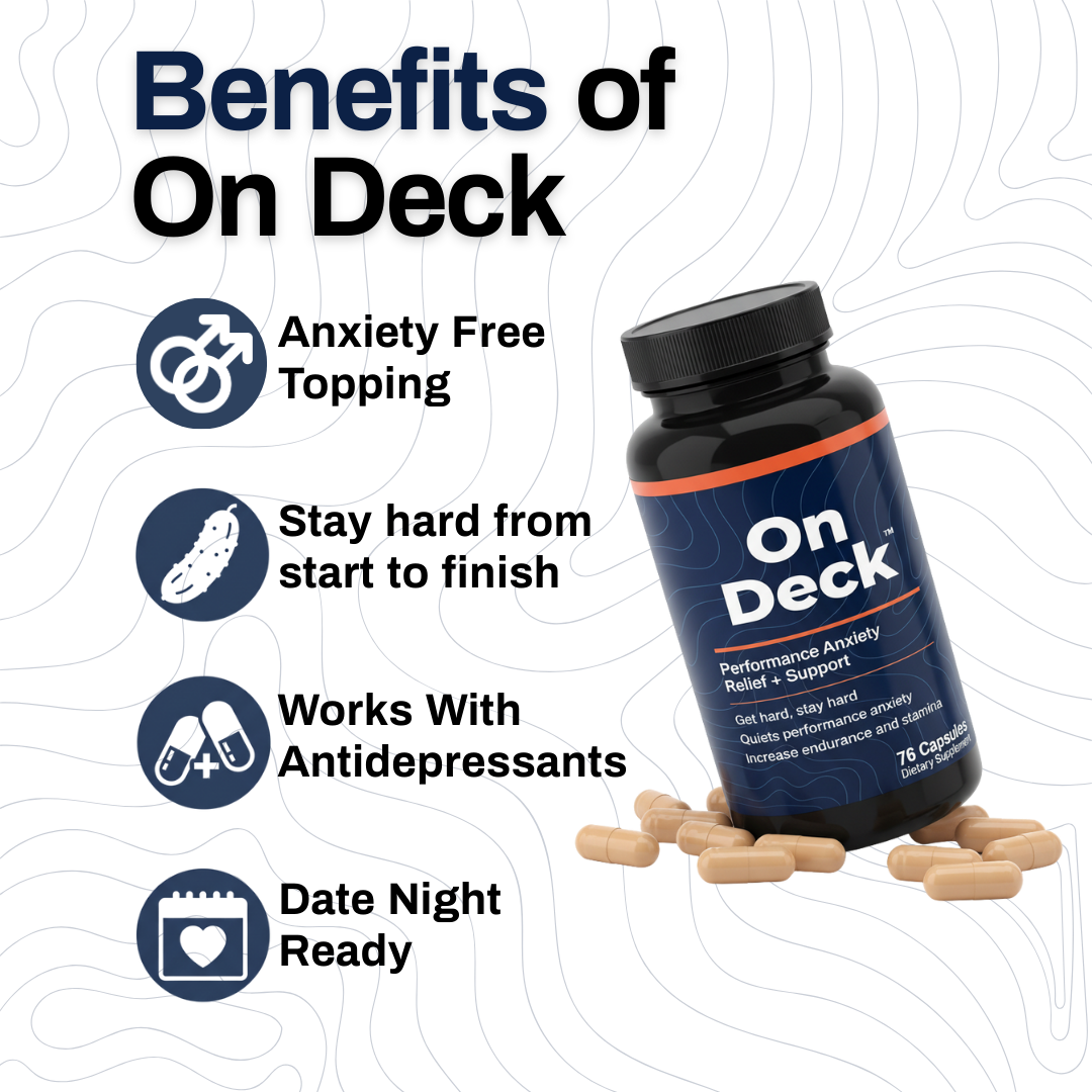 On Deck™ Performance Anxiety Relief & Support.