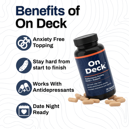 On Deck™ Performance Anxiety Relief & Support.