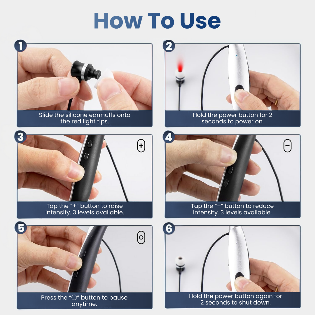 Audix Pro - Red Light Therapy For Tinnitus